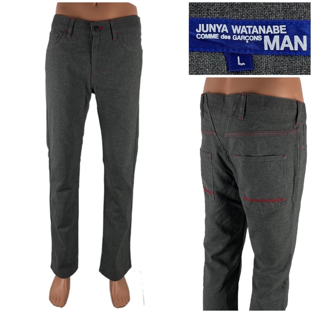 JUNYA WATANABE MAN COMME des GARCONS Men XL Pants Gray Bootcut Japan 36 X 31 EUC